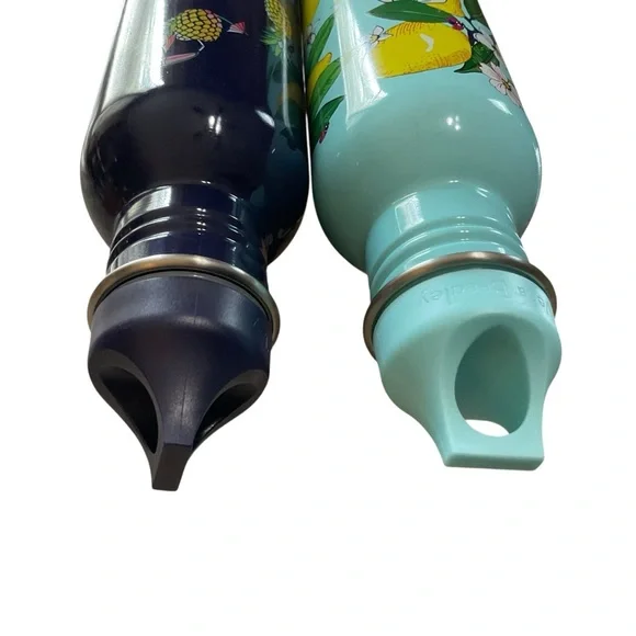 Vera Bradley Stainless Steel Water Bottles – Pineapple & Lemon Floral Print Set - Picture 8 of 10